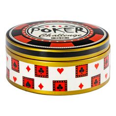 Шкатулка Glasar Poker Challenge 2022 17 х 17 х 8 см разноцветная Полимербыт