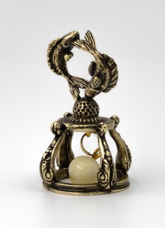 Фигурка-колокольчик Знак Зодиака РЫБЫ LY-390425 No Brand