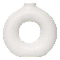 Ваза стеклянная Scandi White 25,5 х 8,5 х 25,5 см No Brand