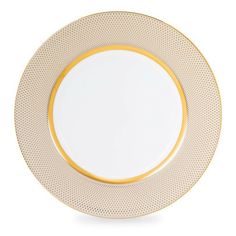 Тарелка для пирожков Narumi Золотой алмаз 16 см белая