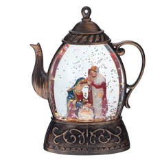 Фигурка декоративная в стекл.шаре "Рождество",Flando 796138