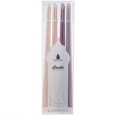Свеча Flando, набор из 4-хшт, 8,5x2x31,5 см,798520 розовый