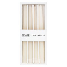 Свеча Flando, набор из 4-хшт, 11x2x27 см,804556 белый