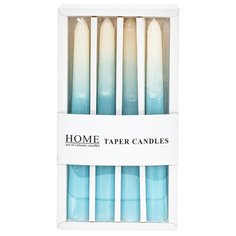 Свеча Flando, набор из 4-хшт, 10,5x2x22 см,804558 голубой