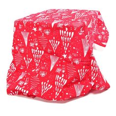 Скатерть Mercury Textile Christmas 140 х 240 см хлопок красная