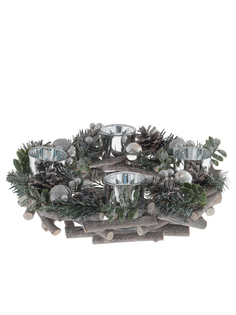 Подсвечник Alat Home 776554 REM_hh1 серебристый