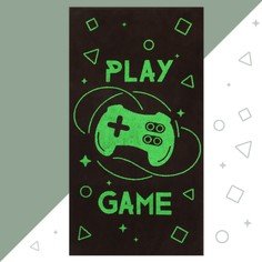 Полотенце Этель Play game, 50х90 см, 100% хлопок, 420 г/м2 махровое