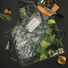 Фартук Доляна 100% мужик 65*80см,100% п/э,оксфорд 210г/м2
