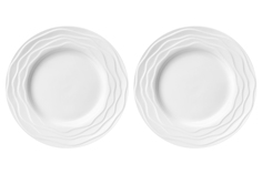 Набор тарелок 2 предмета Elan Gallery Айсберг волны 16х16х1,7 см