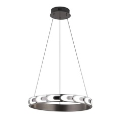 Подвесной светодиодный светильник с пультом управления Eurosvet 90163/1 сатин-никель