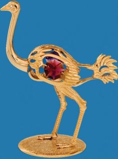 Фигурка Фламинго с цв.кр. (Юнион) AR-3995/ 1 113-60174 Crystal Temptations