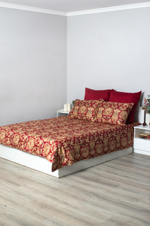 Комплект постельного белья с одеялом SELENA Индия семейный, поплин, наволочка 70х70