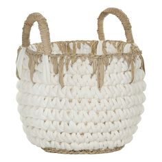 Корзина Rattan Grand Deco Sumbu Putih 35 х 25 см бежевая