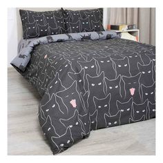 Комплект постельного белья Mona Liza kids Nyx Черные кошки полутораспальный ранфорс