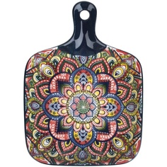 Блюдо с ручкой Nouvelle Arabesque синий 22,5х16х3,5см 0860084