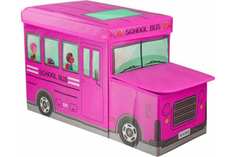 Короб для хранения игрушек Автобус, 2 отделения 55х25х31 см Ripoma