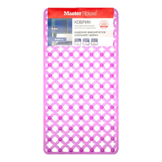 Коврик для ванной Master House Майорка 36x69 см розовый