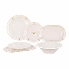 Столовый сервиз Macbeth bone porcelain Regalia 6 персон 21 предмет