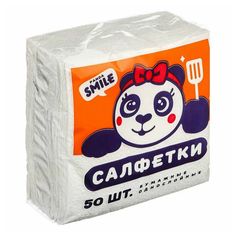 Бумажные салфетки белые 24 см 50 шт No Brand