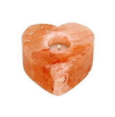 Подсвечник солевой Салтлэнд Сердце из природной гималайской соли