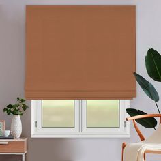 Римская штора OLEXDECO Монро Сиена 70х170 см с цепочным карнизом