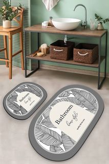Коврик для ванной и туалета Chilai home 100x60 см 60x50 см