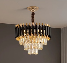 Люстра LVK 0901-400 BK+GD D40H100 5хЕ14х60WT