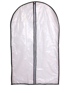 Полиэтиленовый чехол для одежды на молнии Ripoma 6231 00102042 прозрачный 60х90 см