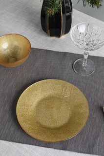 Тарелка десертная 7386474 21 см оранжевый Coincasa