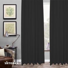 Шторы shtorkki интерьерные блэкаут Black 160х315 см
