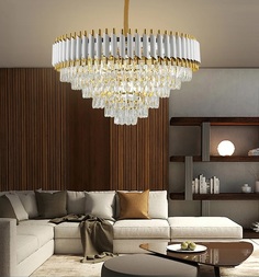 Люстра LVK 0901-550 WH+GD D55H100 9хЕ14х60WT