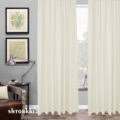 Шторы shtorkki интерьерные блэкаут Ivory 150х258 см