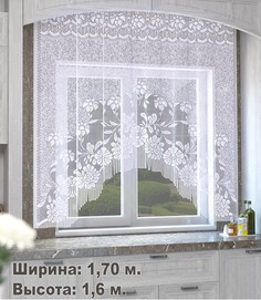 Тюль для кухни, ЛентаБел, 6540