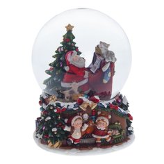 Фигурка декоративная Flando в стекл. шаре с муз. Дед Мороз 743529