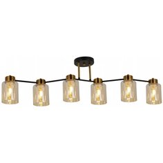 Люстра потолочная illumico IL6111-6COU-79 BK GD