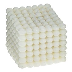 Свеча Flando ароматическая, 8x8x7,5 см,795003 белый