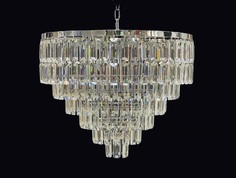 Люстра подвесная LVK 801-600 CH D60H100 11хЕ14х40WT