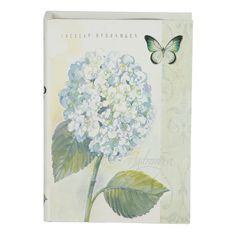 Шкатулка-книга Glasar Голубой цветок 21,5 х 7 х 30 см серая Полиформ
