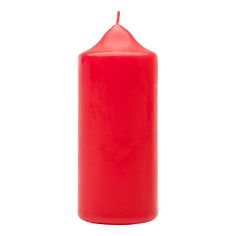 Свеча декоративная бочонок Антей-Кэндл Классик 18x7 см красная