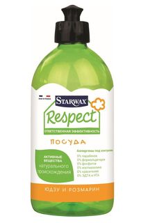 Гель для мытья посуды Starwax Respect юдзу и розмарин 500 мл