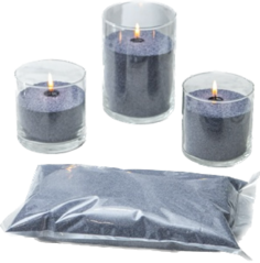 Воск насыпной в гранулах гранулированные насыпные свечи пакет 0,5 кг Черный цвет Candle Magic