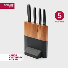 Набор ножей кухонных в подставке 4 предмета APOLLO Genio "Thor" THR-004