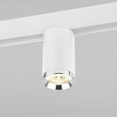 Трековый светильник Elektrostandard Slim Magnetic 85506/01 R06 10W Ringe белый/серебро