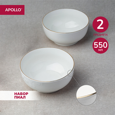 Набор тарелок глубоких 2 шт APOLLO "Cintoro" пиала 14 см 550 мл фарфор