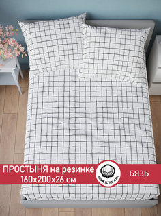 Простынь на резинке Сказка Торино 160х200 см