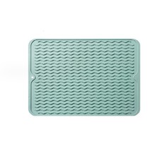 Силиконовый коврик для сушки посуды OMG Siliconematturquoise, 40х30