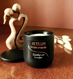 Ароматическая свеча Alyssum "Дубовый мох и амбра" 180 мл