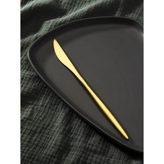 Нож столовый Magistro «Оску базис», h=23 см, цвет золотой