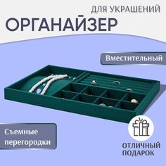 Органайзер для украшений часов держатель под бижутерию в дом CLOX JB300-GN