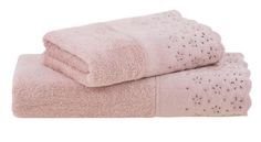 Полотенце махровое Crystal 70х140 см, розовый Buddemeyer S.A.